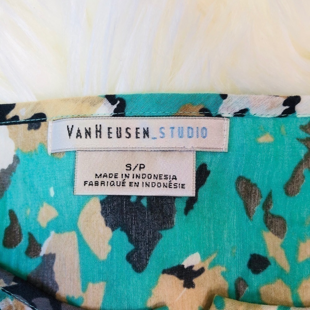 Van Heusen Studio Top Blouse S/P - Picture 7 of 8